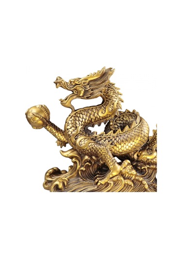 Suntek Çin Feng Shui Ejderha Heykeli Heykel Zenginlik Çekmek,