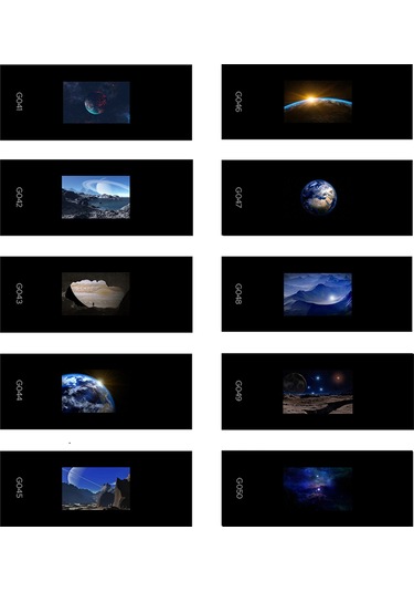 Yaozixa Godox Ak-s05 10 Adet Flaş Projektör Slayt Seti - Ak-r21 İle Uyumlu