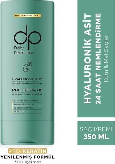 Daily Perfection Pro Hyaluronik Asit Saç Kremi 350 ML