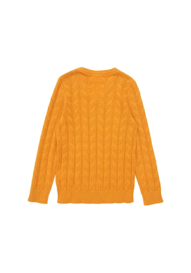 U.s. Polo Assn. Erkek Çocuk Hardal Kazak /triko 50293535-vr072 Hardal