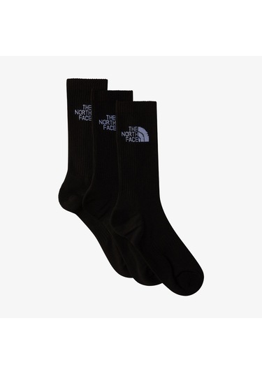 The North Face Multi Sport Cush Crew Sock 3lü Unisex Siyah Koşu Çorabı Nf0a882hjk31 Siyah