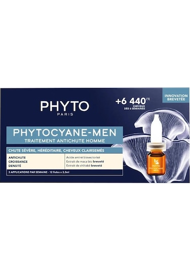 Phyto Phytocyane-Men Erkek Tipi Yoğun Saç Dökülmesi 12x3,5ml
