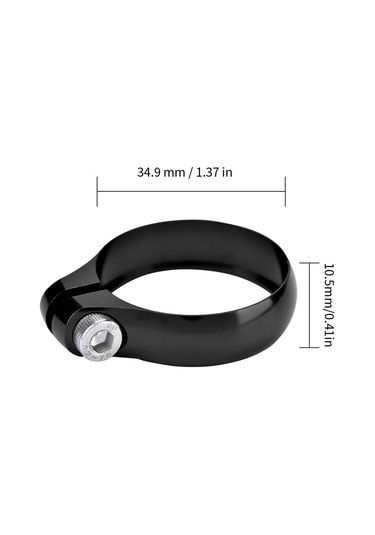 Moveevo Alüminyum 6061 Bisiklet Oturak Klembi - 34.9 Mm Çap, 30.8/31.6 Mm Oturaklar İçin, Hafif Ve Dayanıklı, Kırmızı Kırmızı