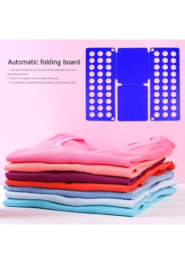 Pembe-tüm Giysiler Katlama Boyu Plastik Yetişkin Detacha Gömlek Giyim Panosu Katlanır Bender Giysi Pratik Çocuk Dosyası Hızlı