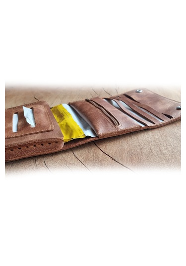 Derigami Deri Tütün Kesesi Tütün Çantası Tütünlük