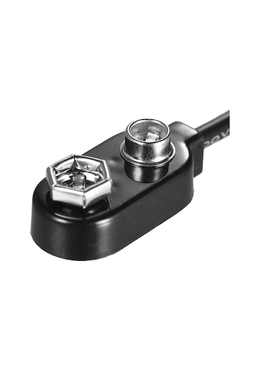 Xindoker 9v Gitar Pedalı Batarya Clip Çevirici Kablosu - 5.5mm X 2.1mm Dişi Plug, 20cm Uzunluk, Plastik Ve Metal Malzeme