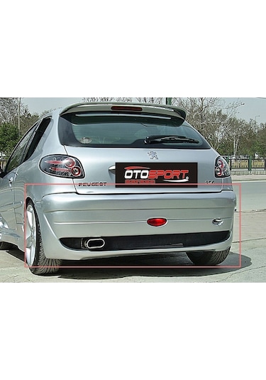 Peugeot 206 Dimma Arka Tampon Fiberglass Boyasız