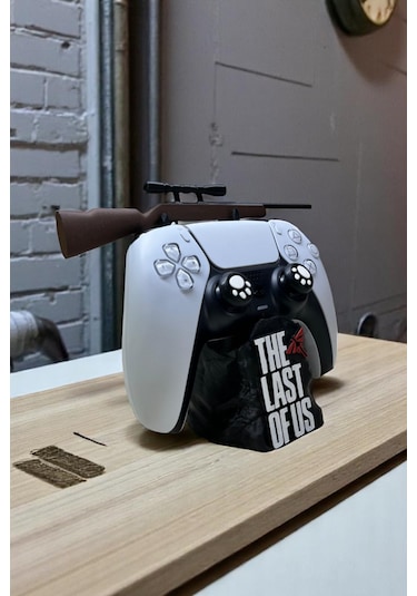 The Last Of Us Tüfek Detaylı Ps5 /ps4 / Xbox Uyumludur. Joystick Standı Kontrol Standı Siyah