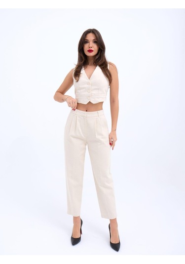 Modasize 6917 Pantolon-bej Bej