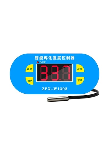 Pazly Zfx-w1302 Dijital Sıcaklık Kontrol Cihazı, Yüksek Hassasiyetli Yumurtlama Termostatı, Kuluçka Makinesi İçin