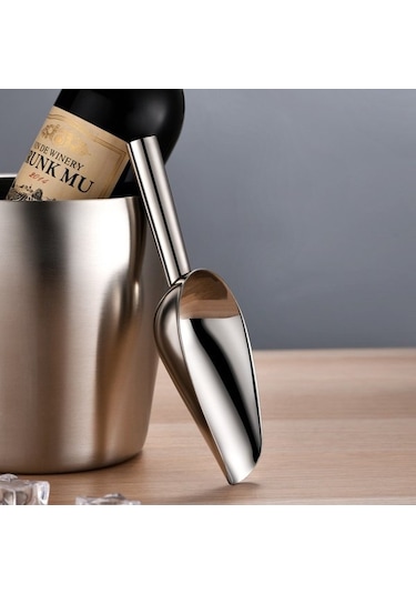 Borox Paslanmaz Çelik Tartım Küreği Şaşula Kürek 7.5 x 19 CM