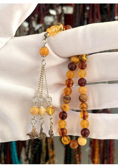 Kehribarkolik Damla Kehribar Bilek Boy Bonibon Tesbih