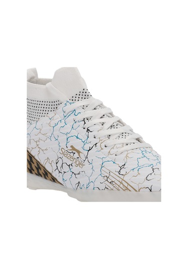 Slazenger CORNER Erkek Futbol Ayakkabı Beyaz / Mavi