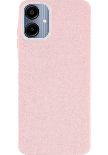 For Samsung Galaxy Uyumlu A06 Case Imd Glitter Tpu Phone Cover Large Camera Cutout - Pink Pembe