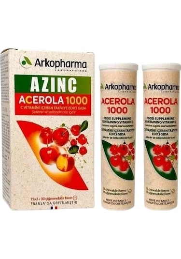 Arkopharma Azinc Acerola 1000 30 Tablet