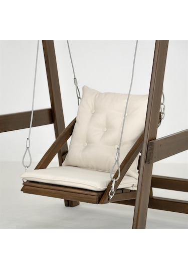 Vendy Çocuk Salıncak Dış Mekan Bahçe, Teras Salıncağı - Ladin Ahşap Krem