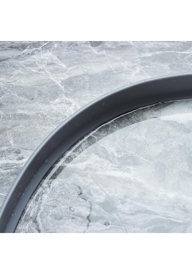 Bosphorusboutique02 Kendinden Yapışkanlı Kapı Altı Su Bariyeri Siyah Silikon 100cm Siyah