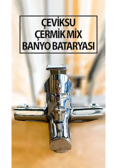 Çermik Mix Model Banyo Bataryası Krom