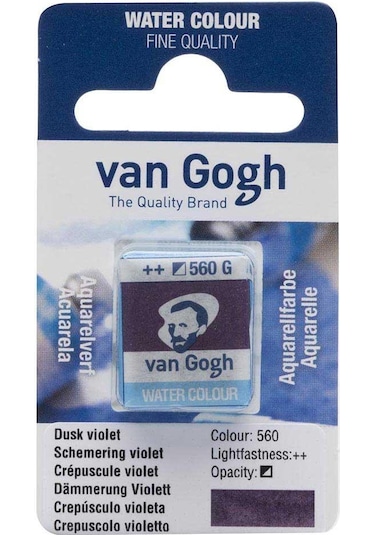 Talens Van Gogh Tablet Suluboya 1/2 Dusk Violet 560