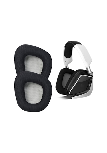 Corsair Void Pro Elite İçin Yedek Kulak Yastıkları, Stil: Baş Işını Yastığı Siyah