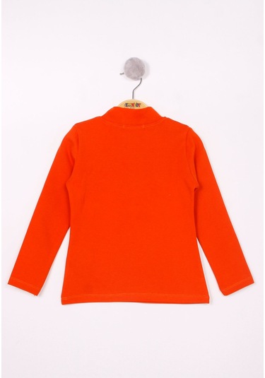 Toontoy Kız Çocuk Tnty Nakışlı Sweatshirt Kiremit