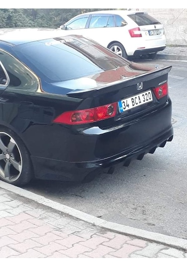 Modaautos Honda Accord 2003-2006 Makyajsız Kasaya Uyumlu Arka Tampon Eki