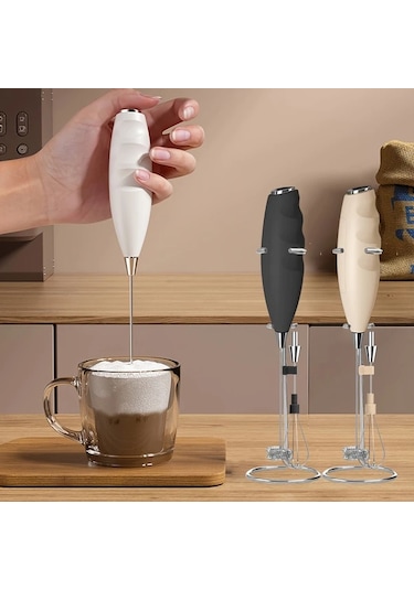 Elmpaly Siyah Elektrikli Süt Köpürtücü Ve Mini Çırpıcı - El Tipi Köpük Yapma Makinesi Diğer