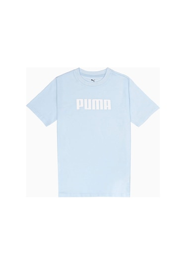 Puma Essentıals Logo Genç Tişört 688340 69 Mavi