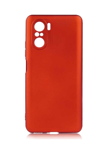 Xiaomi Mi 11i Kılıf Zore Premier Silikon Kapak Kırmızı