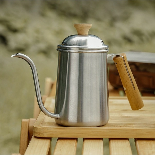 Fortunelane Paslanmaz Çelik 650ml Kahve Demleme Sürahisi - Gümüş, Ev & Ofis Gümüş