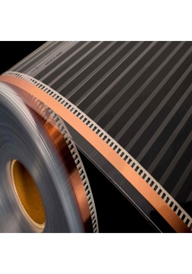 Pazly 220v Uzak Kızılötesi Yerden Isıtma Filmi Kiti, 240w/m2, 50cm Genişlik, Karbon Fiber, 50cmx1m, Elektrikli Isıtma Sistemi