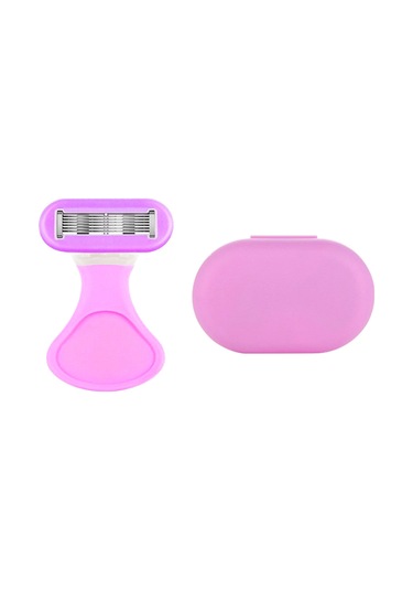 Yifomall 6 Katmanlı Kadın Tüy Dökücü, Hassas Ciltler İçin Mor Renkli Mini Epilasyon Aleti 1 Saat