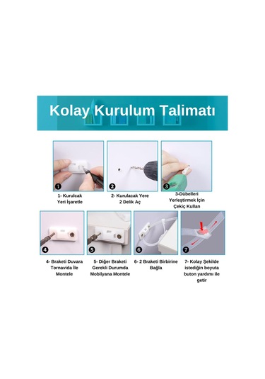 2 Adet Kolay Montaj Deprem Güvenlik Mobilya Dolap Düşme Engelleme Mobilya Sabitleyici Bebek Güvenlik Çok Renkli