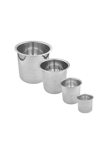 Borox Paslanmaz Çelik Beher 1000 ML Laboratuvar Ölçü Kabı