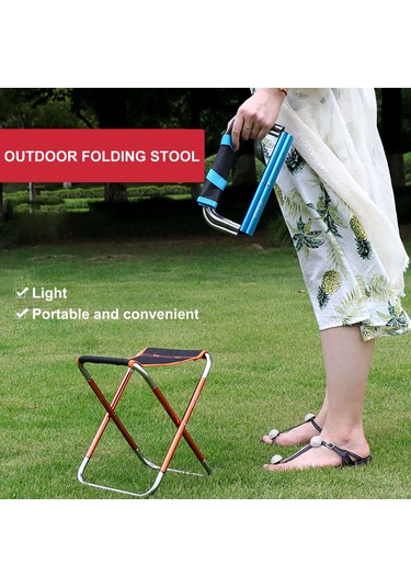 Yuntech01 Alüminyum Çok Amaçlı Katlanabilir Sandalye - Büyük Boy Turuncu, Taşınabilir, Su Geçirmez Çanta İle, Kamp, Balıkçılık, Piknik İçin Dayanıklı Çok Renkli