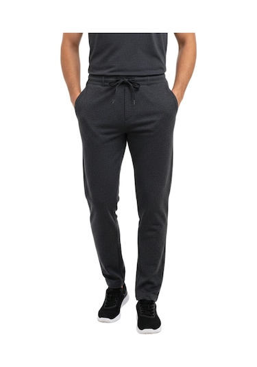Pandonim Erkek Beli Lastikli Jogger Pantolon Regular Fit Bgl-st05194 Füme