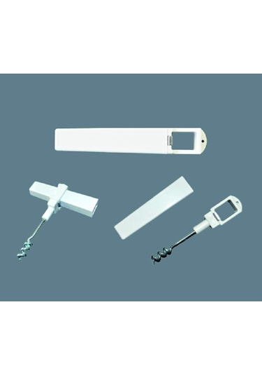 Şişe Açacağı Tirbuşon Meşrubat Soda Cola Açacak Metal Uç 50 Adet Beyaz