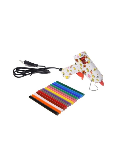 Venturemart 7 Mm Yeni Sıcak Eritme Yapıştırıcı Çubuk Karışık Renk 7mm Viskozite Dıy El Sanatlar