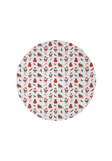 Noel Desenli 47 İnç Yuvarlak Flanel Battaniye, Yetişkin Ve Çocuk İçin, Yumuşak, Rahat Ve Hafif Noel Baba Noel Atkısı