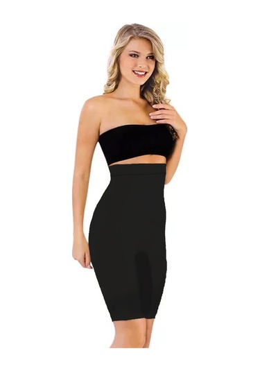 Kadın Uzun Paça Siyah Toparlayıcı Korse 2015 Siyah