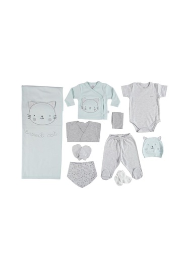 Sweet Cat 63144 10 Parça Nil Yeşili Hastane Çıkışı Sarı