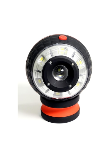 Worldforce Profesyonel Top Şekilli Manyetik Pod Led Fener 250Lm N11.6102 Siyah