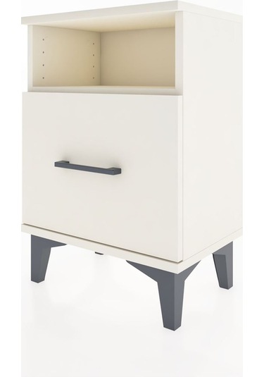 Arges Komodin Tek Raflı 2 Çekmeceli 44x30x64 Aytaşı-aytaşı Aytaşı