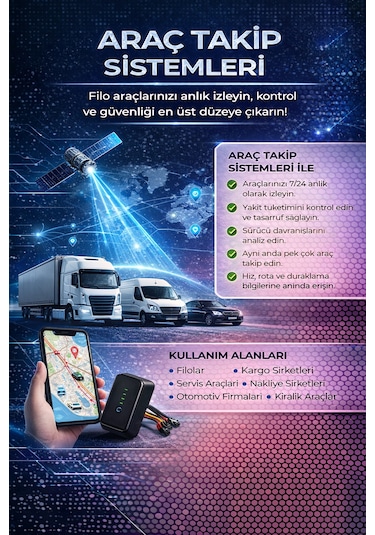Araç Takip Sistemleri Mobil Gprs Takip
