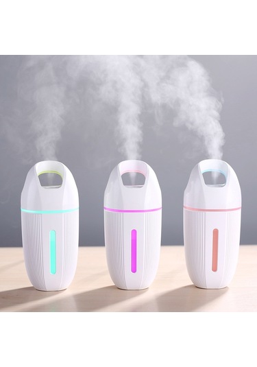 Bd-md1 Araba Ev Usb Takılabilir Hava Temizleme Cihazı Renkli Aydınlatma Nemlendirici Yeşil