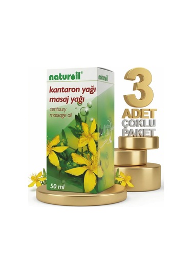 Naturoil Kantaron Yağı 3x50 Cc 50 Ml