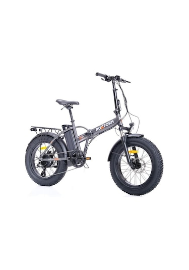 Roxform Ege Şehir Elektrikli Bisiklet - 250w Motor, 20 İnç Jant Gri