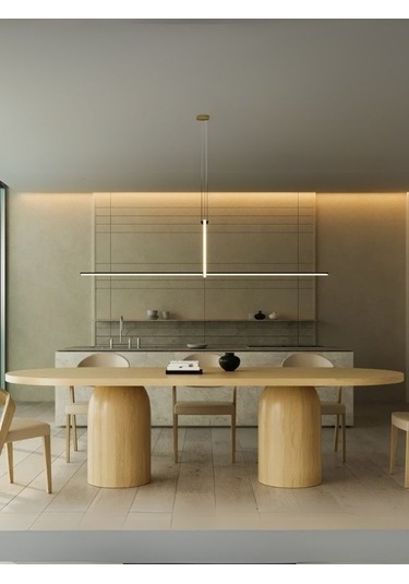 Majestica İtalyan Still Ahşap Yemek Masası 90x200 Naturel