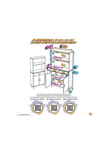 Modilayn Vio Fırın Dolabı 100x163,4x32.5 Cm Çekmeceli Kapaklı Mini/midi Mikrodalga Mutfak Dolabı Beyaz Modilayn Vio Fırın Dolabı 100x163,4x32.5 Cm Çekmeceli Kapaklı Mini/midi Mikrodalga Mutfak Dolabı Beyaz