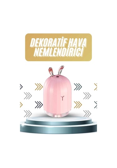 Mey İthalat Led Işıklı Hava Nemlendirici Buhar Makinesi Dekoratif Aromaterapi